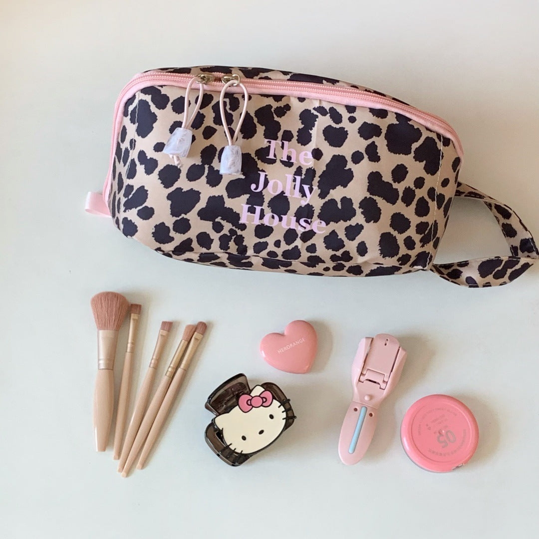 Simple Leopard Print Travel Large - DippedShop Wholesale - #8387