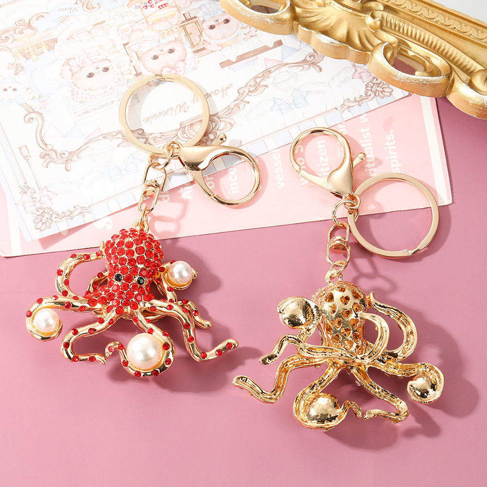 Octopus Keychain Bag Charm - DippedShop Wholesale - #2083