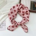 Flower Print Square Scarf - DippedShop Wholesale - #4643