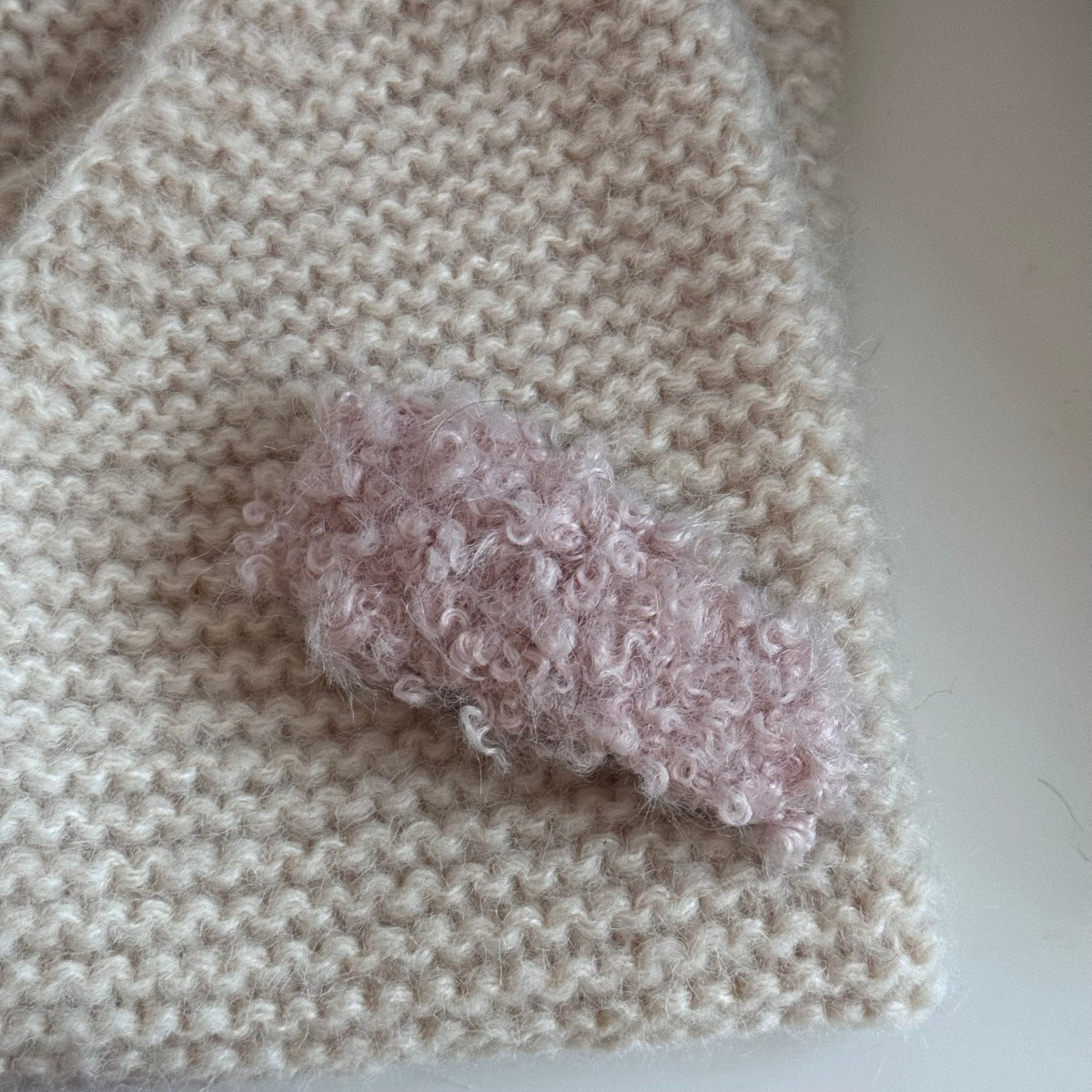 Simple Solid Color Plush Hair Clips 6W6HCP1237