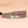 Elegant Skinny Dress Belt Leather Waist Belt 6W6JBT157