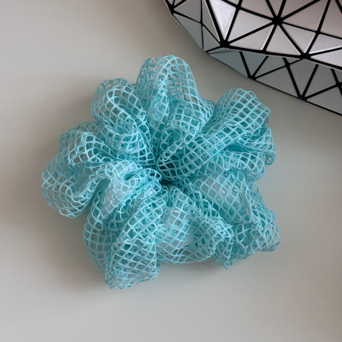 Simple Solid Color Hollow Elastic Hair Scrunchies MK2BW6W6HSR91