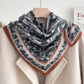 Square Silk Scarf - DippedShop Wholesale - #0547