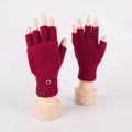 Convertible Flap Fingerless Mittens - DippedShop Wholesale - #9539