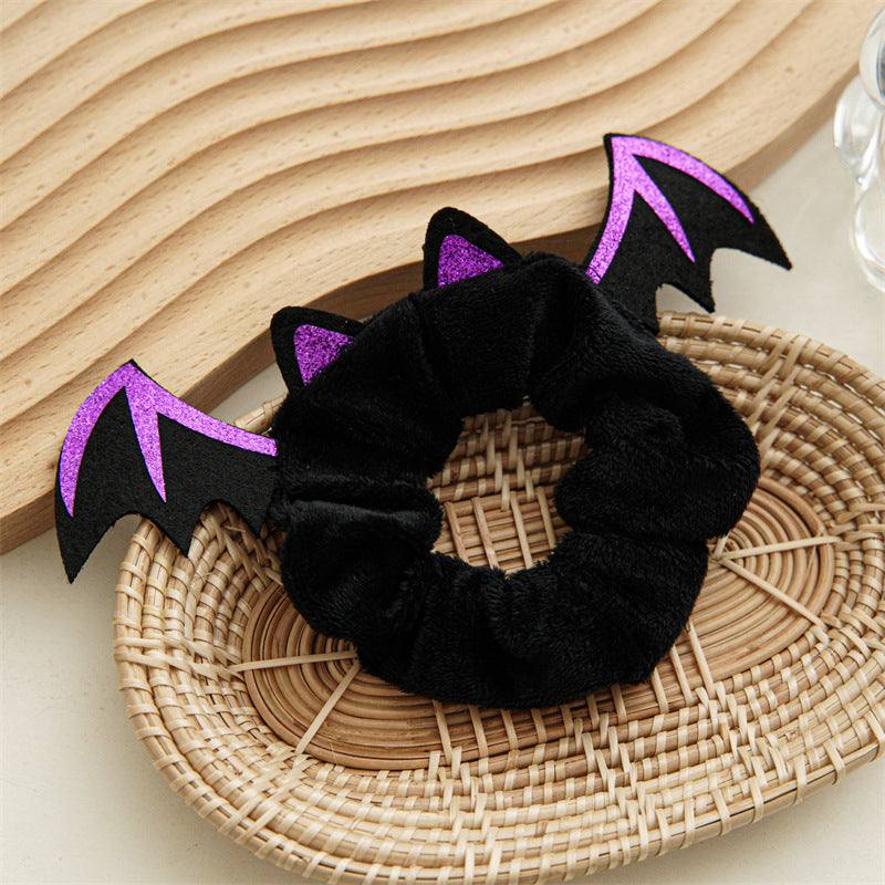 Halloween Bat Antler Scrunchies - DippedShop Wholesale - #2803