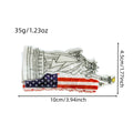Stylish USA Statue of Liberty Hair Clip 8AS6HCP60T