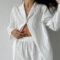 Stripe Jacquard Sleepwear Set - DippedShop Wholesale - #8579