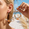 Boho Enamel Stone Earrings - DippedShop Wholesale - #0035