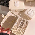 Cute Cartoon Rabbit Large Capacity Jewelry Case 6H13HSJ156