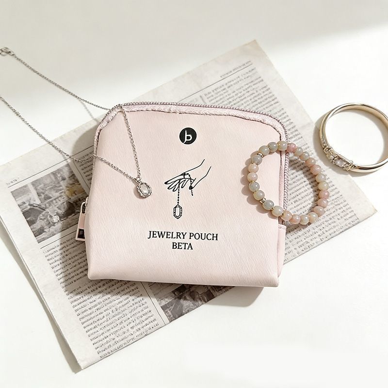 Cute Mini Letter Print Jewelry Organizer Bag 8CW6BOB297L