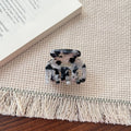 Retro Leopard Tortoise Shell Mini Hair Claw 6W6HCP1634