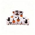 Quirky Halloween Ghost Pumpkin Hair Claw 6W6HCP1324