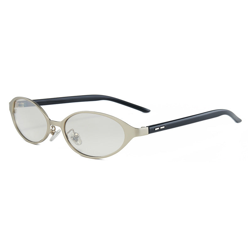 Stylish Cat‑Eye Metal Polarized Sunglasses MK2PPIM6W6GSG225