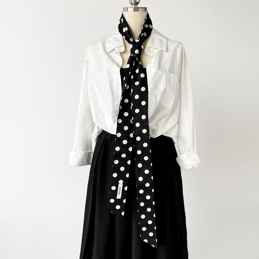 Floral Print Long Scarf - DippedShop Wholesale - #8195