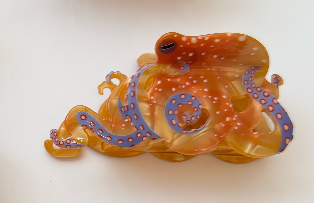 Funny Octopus Shape Acetate Ha - DippedShop Wholesale - #8339