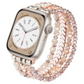 Multi Layer Crystal Beaded Chain Watch Band 6W6JWA90