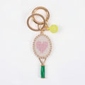 Trendy Heart Tennis Racket Pendant Bag Charm 6W10BBC338
