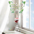Colorful Butterfly Crystal Bead Wind Chime Suncatcher 6H7HLS215