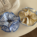 Trendy Double Layered Striped Elastic Scrunchies MK2BW6W6HSR89