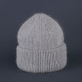Simple Solid Warm Cuffed Ribbed Knit Beanie 6W6HAT687