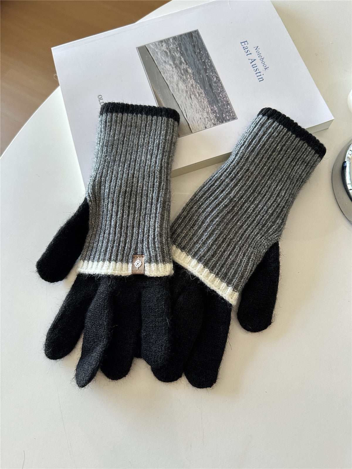 Double Layer Knit Gloves - DippedShop Wholesale - #6659