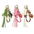 Handmade Agate Beaded Tassel Charm - DippedShop Wholesale - #6403