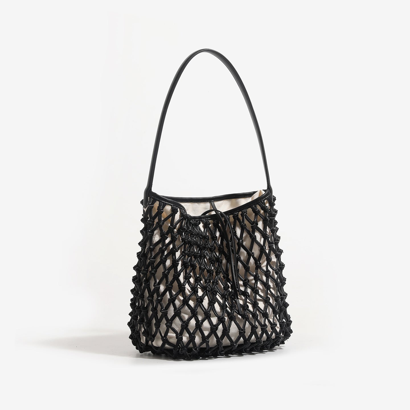 Mini Hand-Woven Solid Color Handbag 8CW6BBG503T