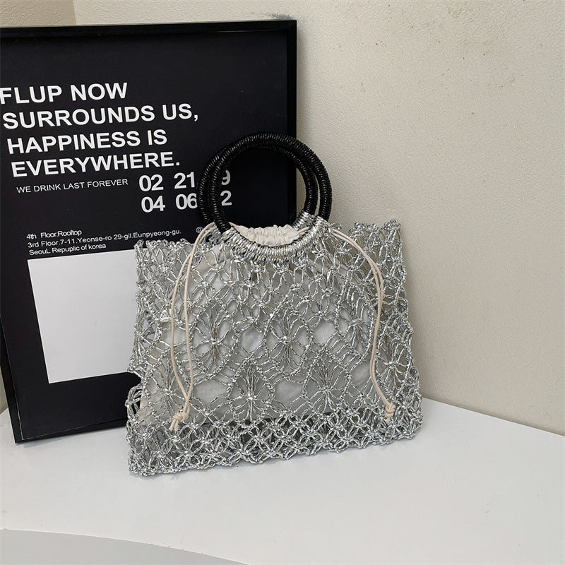 Hollow Out Braided Large Tote Bags DP25C813