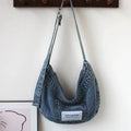 Retro Washed Crescent Shoulder Crosbody Bag 6W10BBG1394