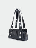 Studded Punk Shoulder Bag - DippedShop Wholesale - #6099