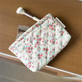 Cute Plaid Pattern Quilted Shell Makeup Bag MK2BW6S10BOB106