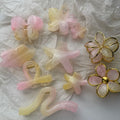 Cute Iridescent Flower Geometric Hair Claw 8AS6HCP307L