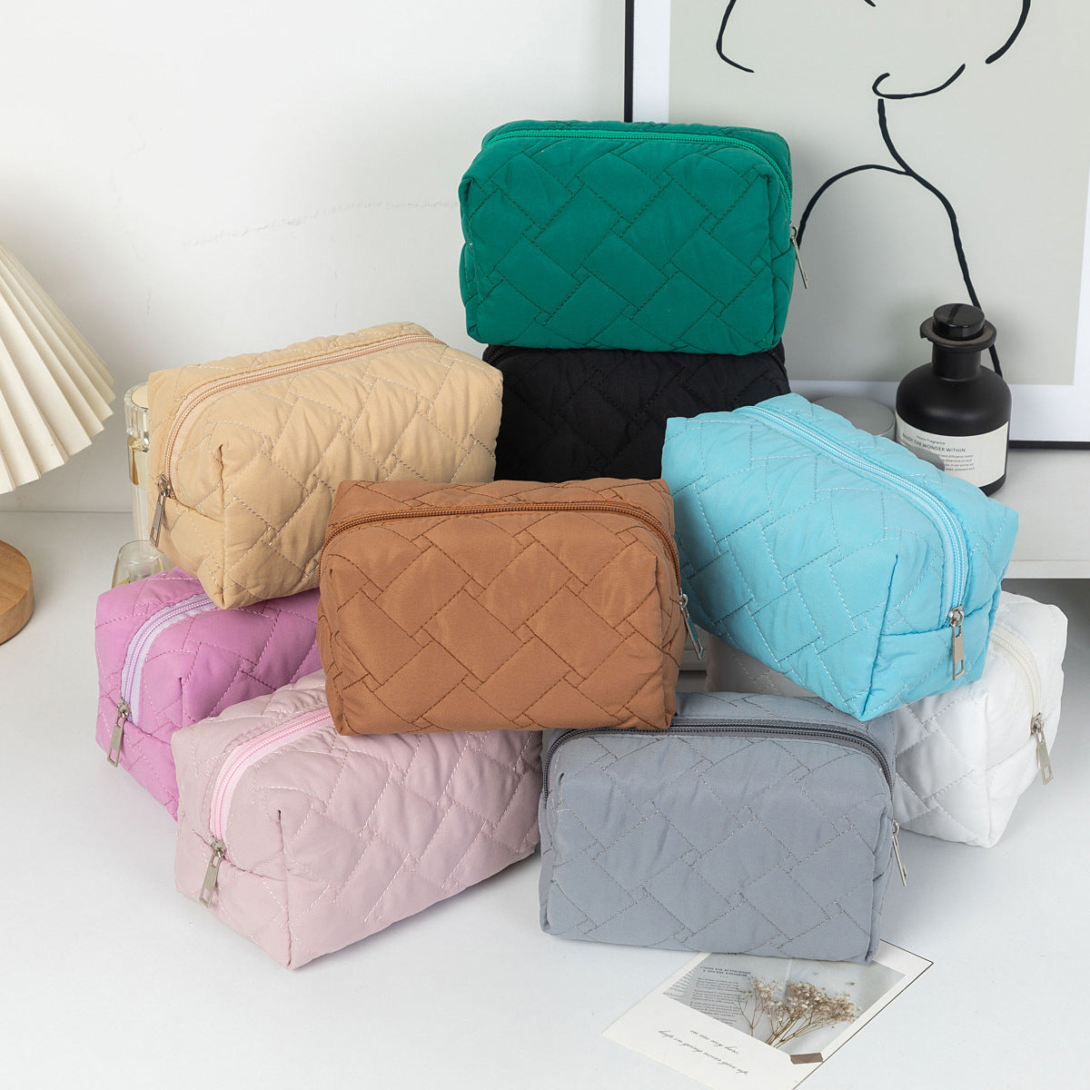 Minimalist Solid Color Quilt Shell - DippedShop Wholesale - #6563
