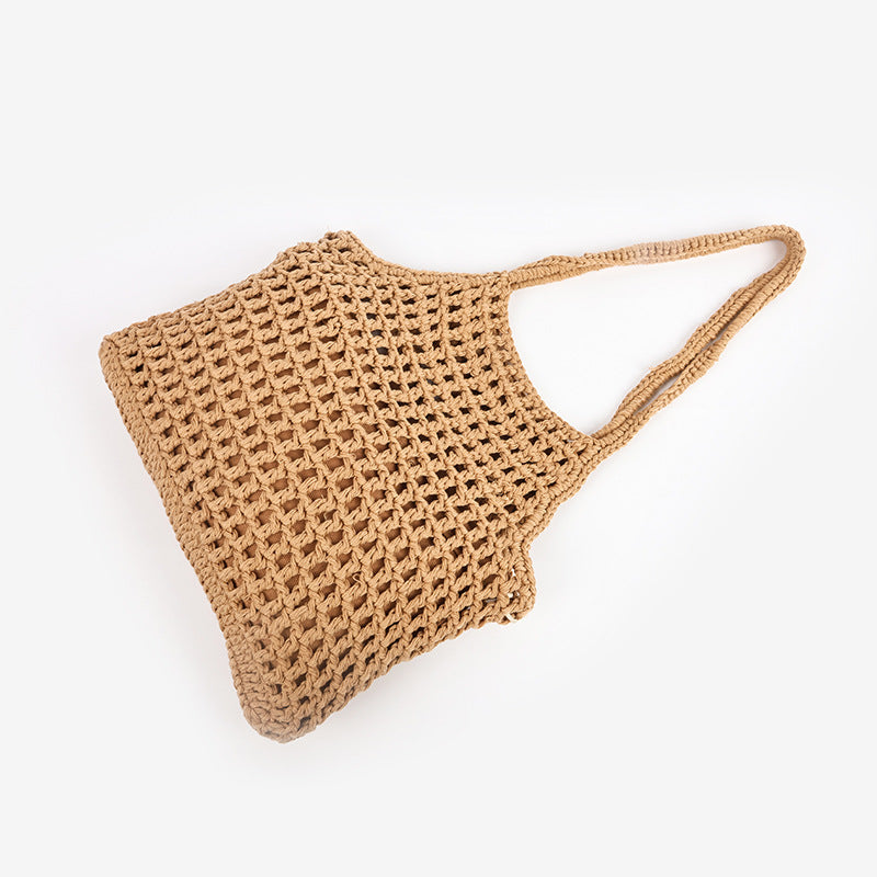 Boho Crochet Beach Bag - DippedShop Wholesale - #2051