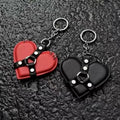 Studded Heart Bag Charm - DippedShop Wholesale - #7731