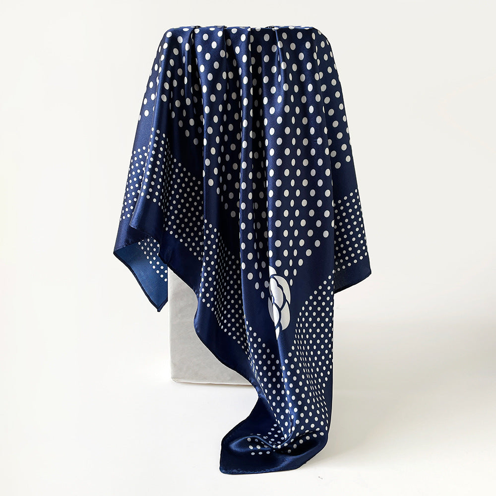 Trendy Polka Dot Versatile Shawl Head Scarf MK2BW6W6NSI30