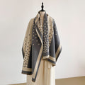 Reversible Polka Dot Shawl Wrap - DippedShop Wholesale - #7875