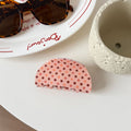Minimalist Polka Dot Hair Claw - DippedShop Wholesale - #4947