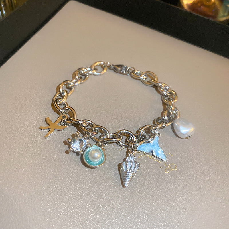 Chunky Starfish Shell Charm Li - DippedShop Wholesale - #7347