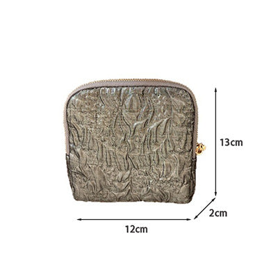 Retro Floral Embossed Portable Jewelry Case 6W13HSJ100