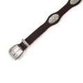 Retro Punk Studded Distressed Leather Belt 6W6JBT172