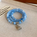 Natural Stones Beads Chain Adjustable Bracelet 6W6JBR723