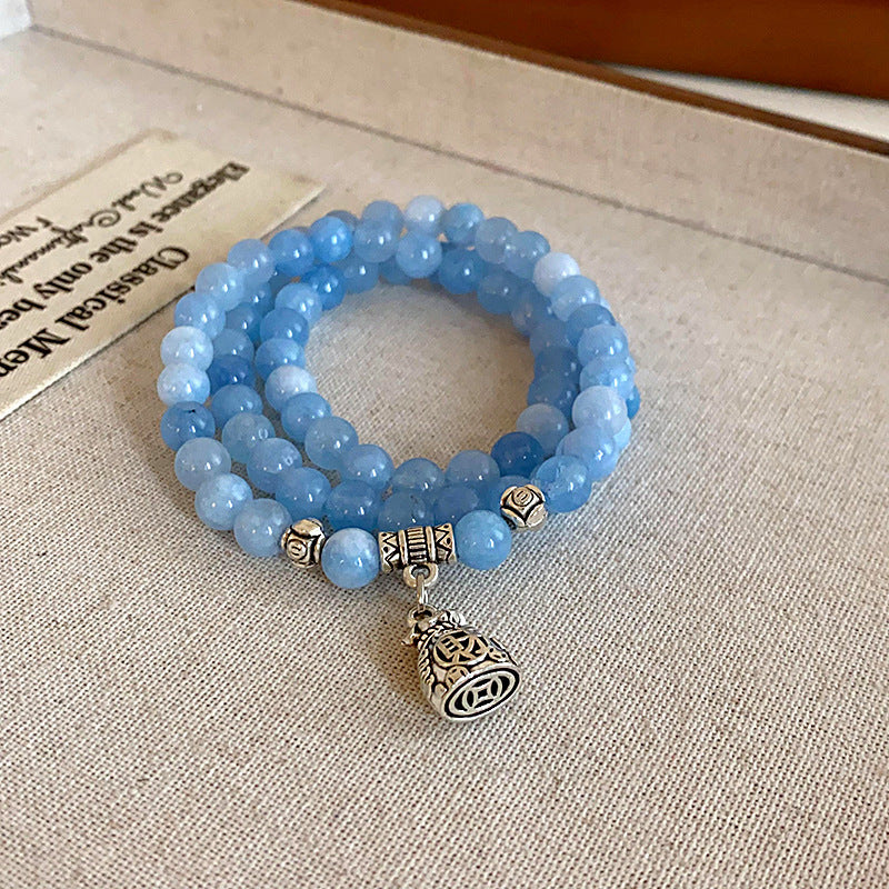 Natural Stones Beads Chain Adjustable Bracelet 6W6JBR723