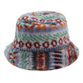 Boho Style Fair Isle Print Warm Bucket Hat 6W6HAT816