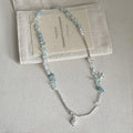 Crystal Shell Pendant Necklace - DippedShop Wholesale - #1891