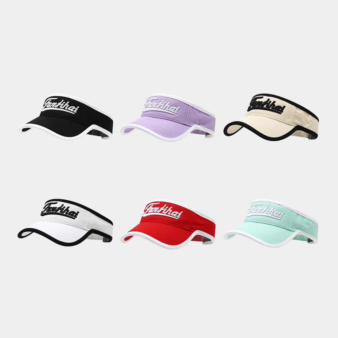 Embroidered Letter Sun Hat - DippedShop Wholesale - #5523
