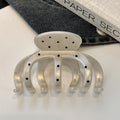Trendy Pumpkin Strong Hold Acetate Hair Claw 8AS6HCP288L