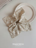 Flower Sequin Hair Scrunchie - DippedShop Wholesale - #1171