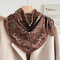 Color Block Silk Scarf - DippedShop Wholesale - #1251
