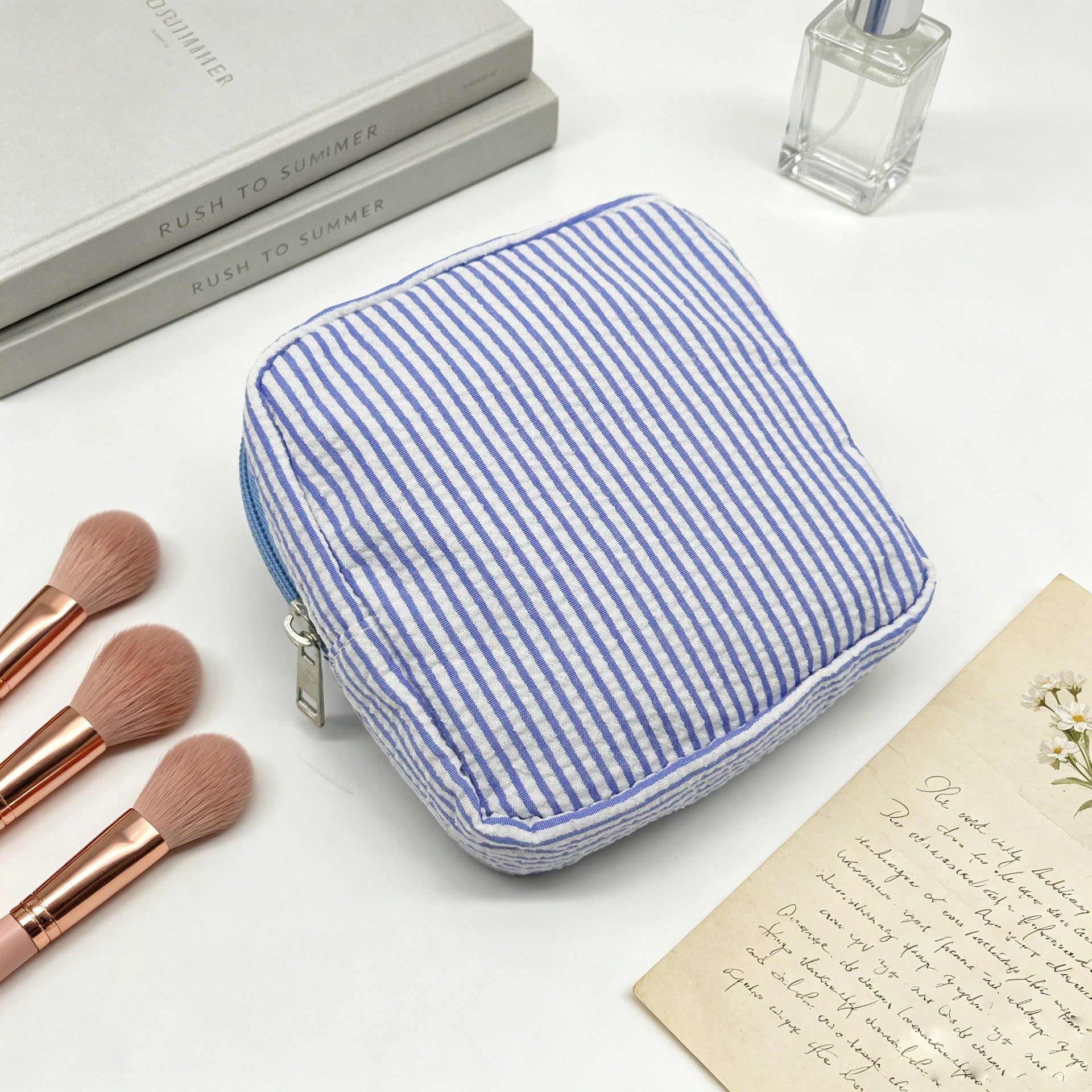 Striped Portable Storage Bag MK2BLW6C5CO77
